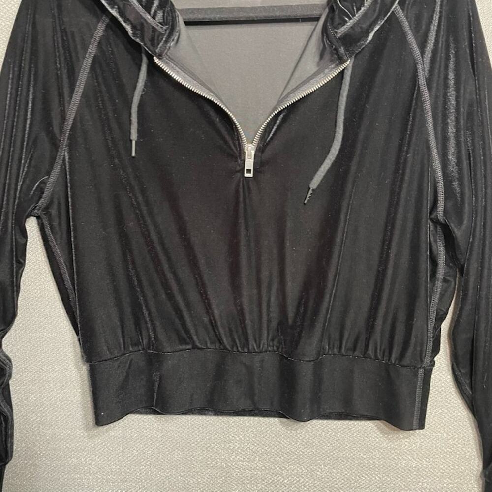 rag & bone cropped velour hoodie - Picture 4 of 6